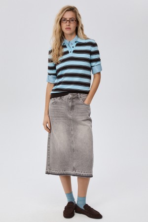 юбка из денима фотография