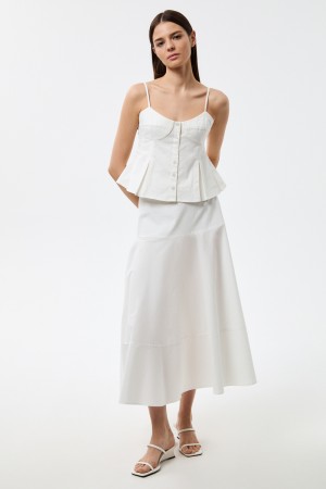 юбка из хлопка - женская одежда снежная королева 