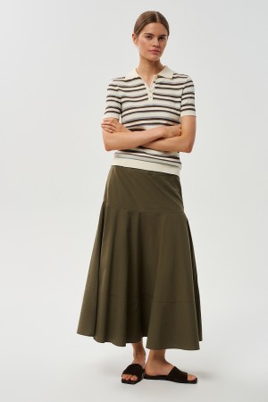 юбка из хлопка - женская одежда снежная королева 