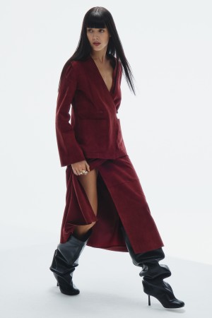 юбка из натуральной замши фотография