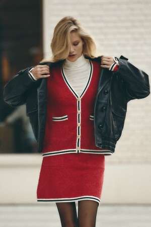 юбка с накладными карманами фотография