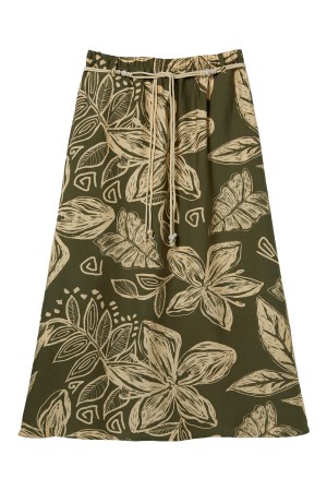 юбка с принтом - женская одежда, обувь и аксессуары разноцветная 