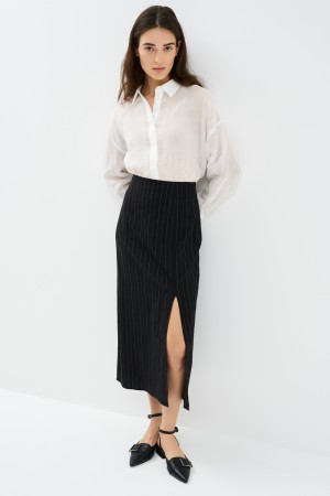 юбка с разрезом фотография