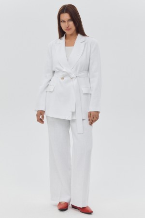 жакет с поясом - женские жакеты снежная королева 