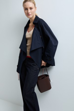 жакет-тренч - женские пальто и плащи хлопковые 