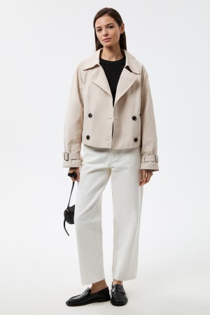 жакет-тренч - женские пальто и плащи нейлоновые 