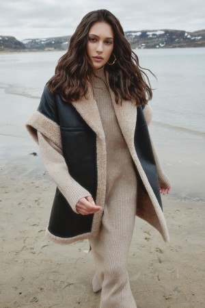 жилет из натуральной овчины - женская одежда, обувь и аксессуары свободная 