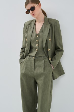 жилет изо льна - женские жилеты снежная королева 