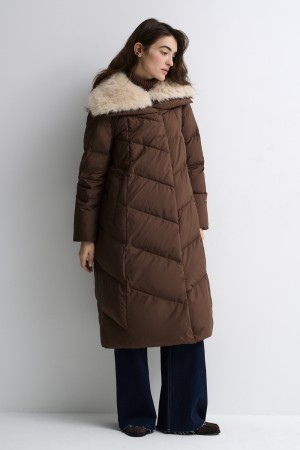 зимнее пальто - верхняя одежда из спандекса 