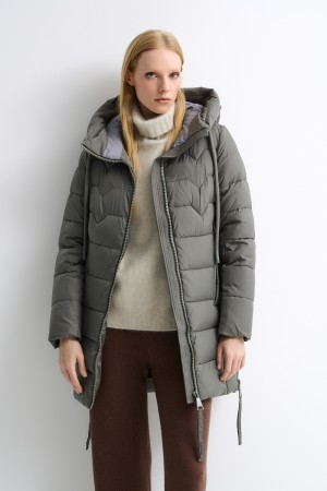 зимняя куртка с капюшоном - женские куртки из спандекса 