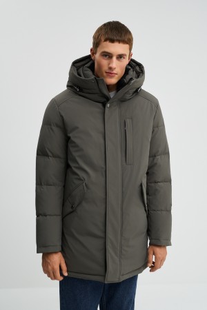 зимняя куртка с капюшоном - мужские куртки из спандекса 