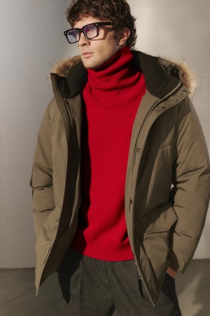 зимняя куртка с капюшоном - мужские куртки из спандекса 