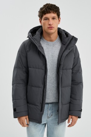 зимняя куртка с капюшоном - мужские куртки из спандекса 