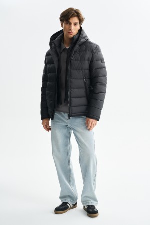 зимняя куртка с капюшоном - мужские куртки из спандекса 