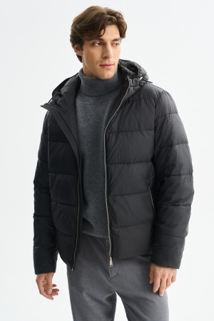 зимняя куртка с капюшоном - мужские куртки из спандекса 