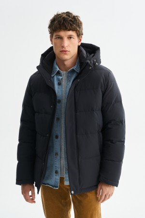 зимняя куртка с капюшоном - мужские куртки из спандекса 