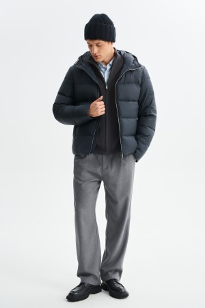 зимняя куртка с капюшоном - мужские куртки из спандекса 