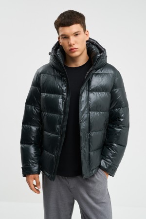 зимняя куртка с капюшоном - куртки и пуховики из спандекса 