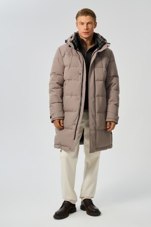 зимняя куртка с капюшоном - куртки и пуховики из спандекса 