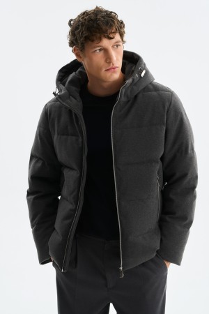 зимняя куртка с капюшоном - куртки и пуховики из спандекса 