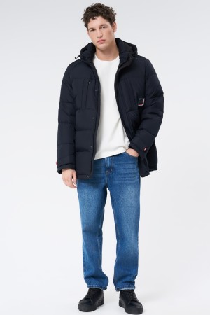 зимняя куртка с капюшоном - мужские куртки и пуховики из спандекса 