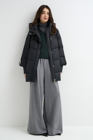 зимняя куртка с капюшоном - куртки и пуховики из спандекса 