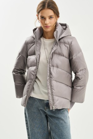 зимняя куртка с капюшоном - женские куртки и пуховики снежная королева 