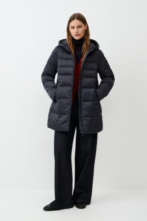 зимняя куртка с капюшоном - женские куртки и пуховики удлиненные по распродаже