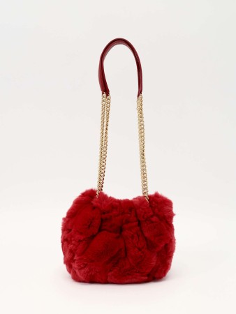 fur bag фотография