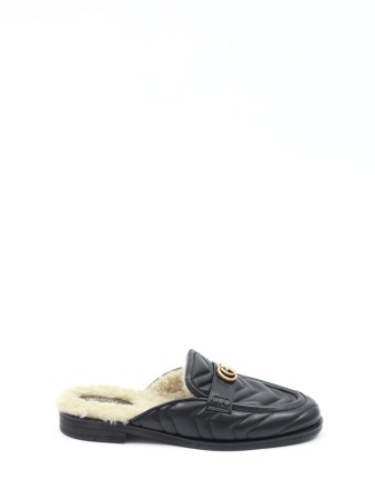 fur mules фотография