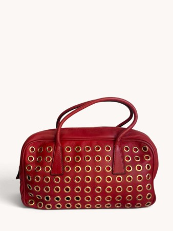 leather bag - одежда, обувь и аксессуары красная 