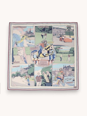 silk scarf фотография