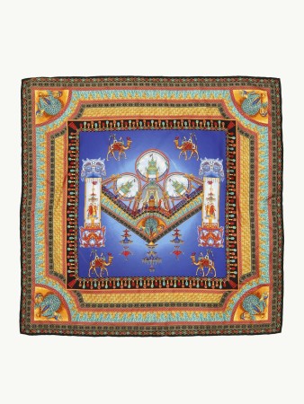 silk scarf - женские аксессуары versace 