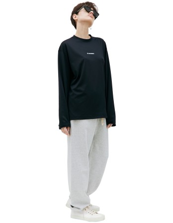 базовый лонгслив с логотипом - мужская одежда jil sander 