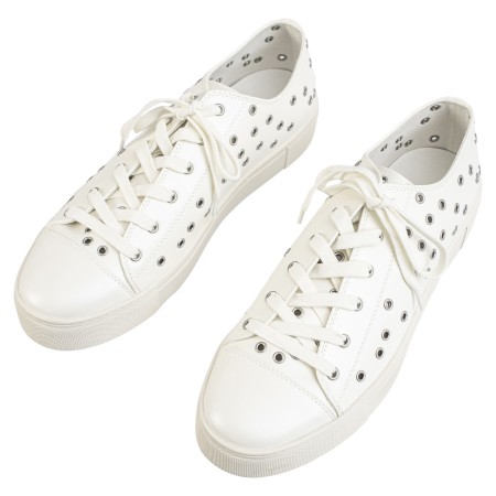 белые кеды eyelets - кроссовки и кеды yohji yamamoto 