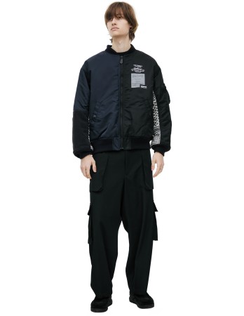бомбер yohji yamamoto x neighborhood - мужская верхняя одежда yohji yamamoto 