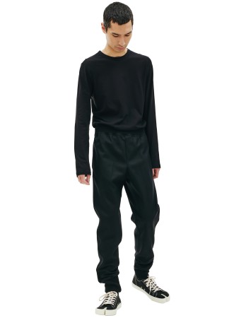 черные брюки из шерсти - мужская одежда jil sander 
