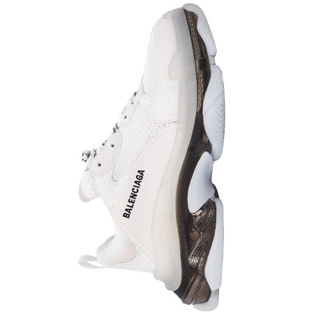 кроссовки triple s с прозрачной подошвой - кроссовки и кеды balenciaga 