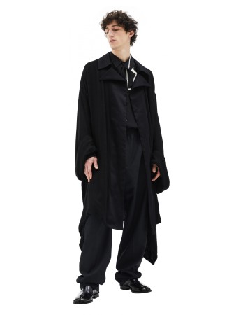 пальто с объемными рукавами - пальто yohji yamamoto 