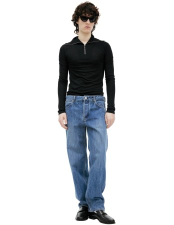 прямые джинсы с патчем - мужская одежда jil sander 