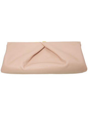 розовый клатч из кожи - женские сумки и рюкзаки dries van noten 