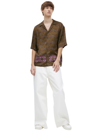 рубашка с монопринтом - мужская одежда dries van noten 