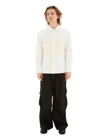 рубашка с накладными карманами - мужская одежда jil sander 