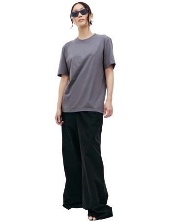 серая футболка из хлопка - мужская одежда maison margiela 