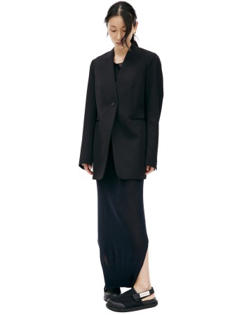 шерстяной пиджак с одной пуговицей - мужская одежда jil sander 