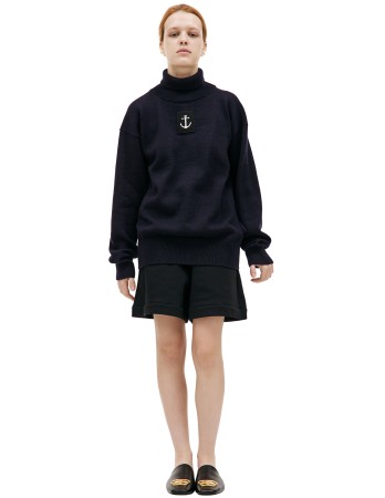 шерстяной свитер с высоким горлом - мужская одежда jil sander 