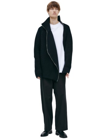 свитер на асимметричной молнии - мужская одежда dries van noten 