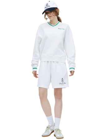 свитшот serif с v-вырезом - мужская одежда sporty & rich 