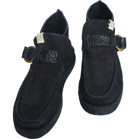 высокие мокасины magoon из замши - одежда, обувь и аксессуары visvim 