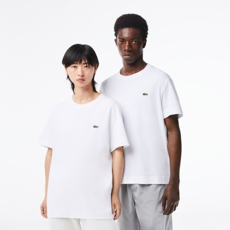 футболка  унисекс из органического хлопка - одежда, обувь и аксессуары lacoste 